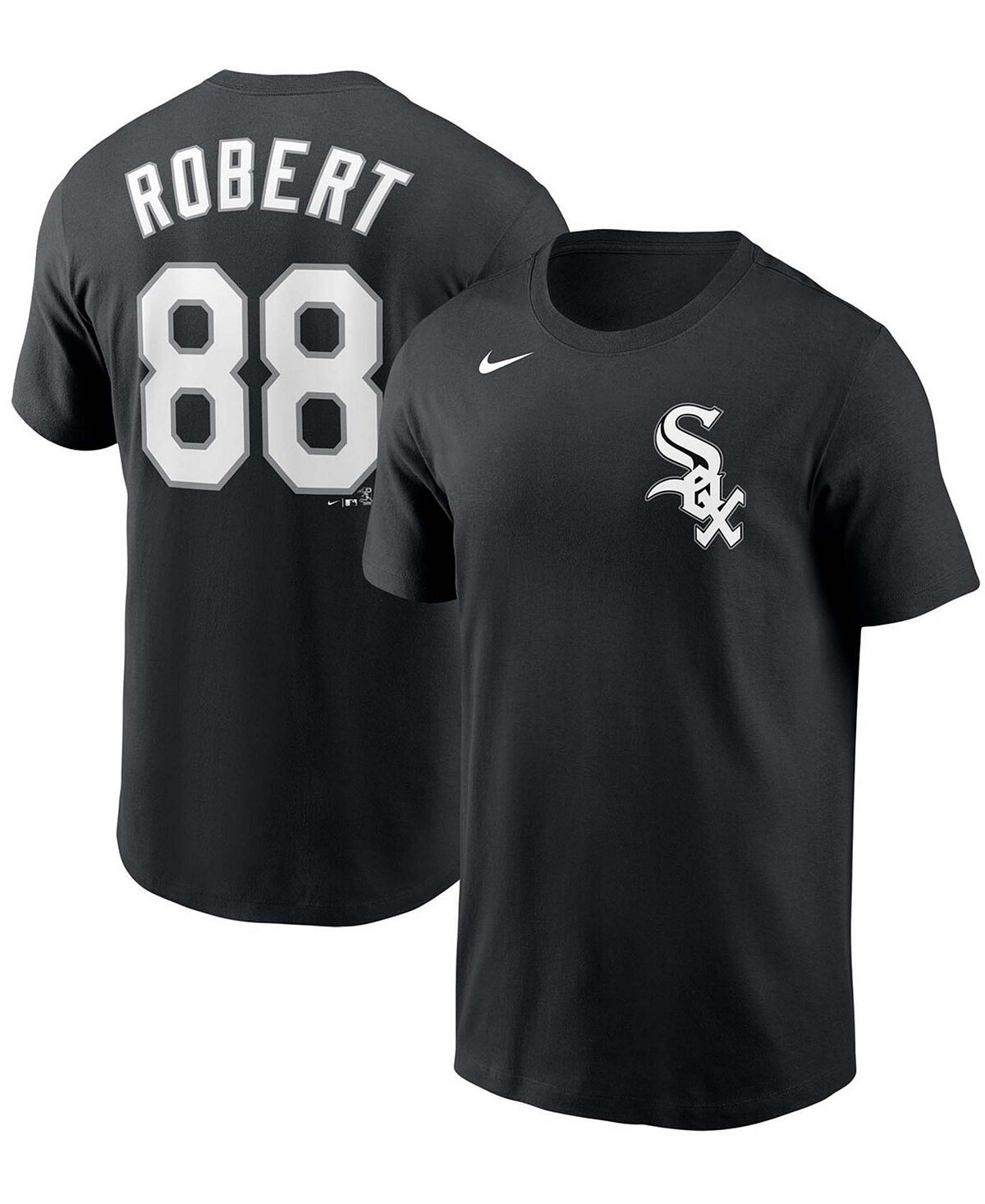 

Мужская футболка luis robert black chicago white sox name number Nike, черный