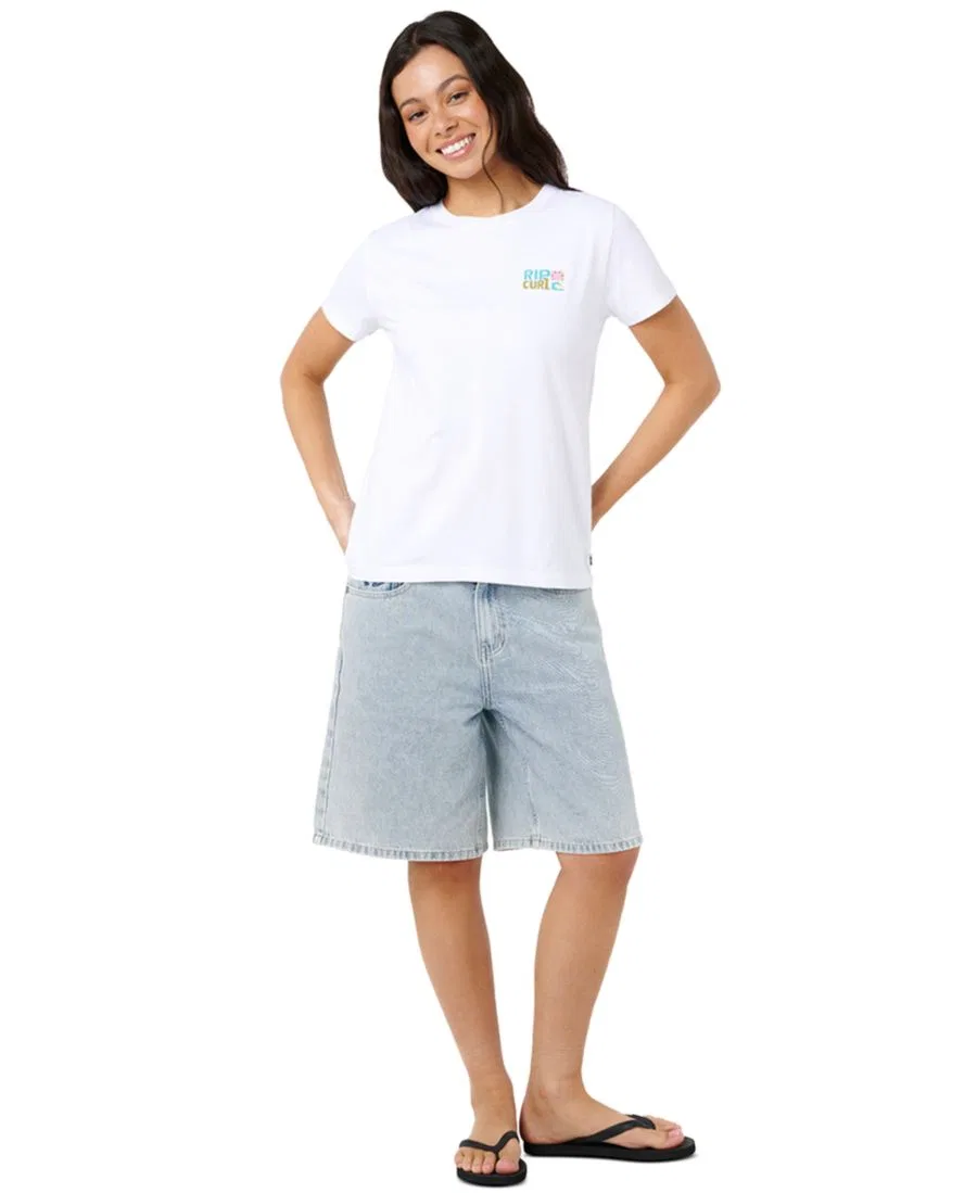 Футболка с принтом Catalina Island Rip Curl, White — фото 2