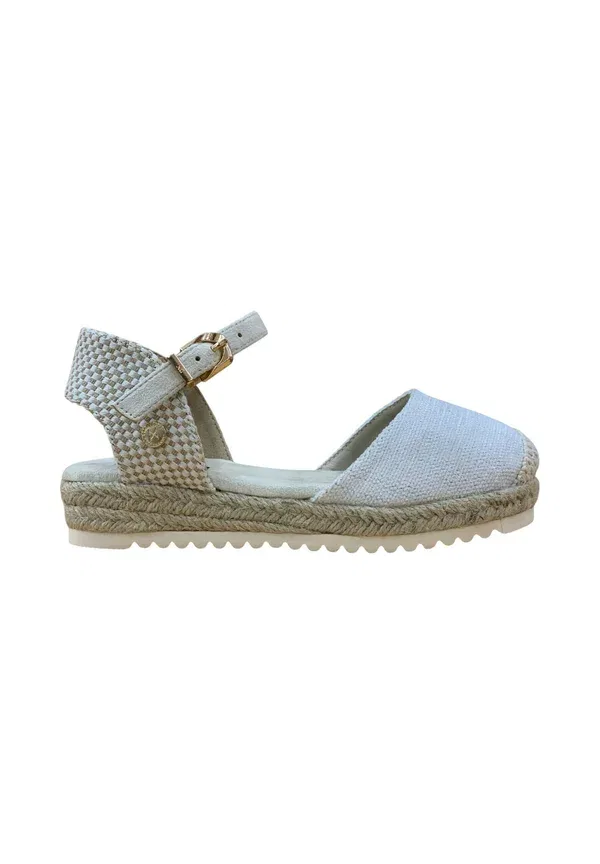 Балетки с ремешком на щиколотке Textile ankle strap ballet pumps Xti бежевый