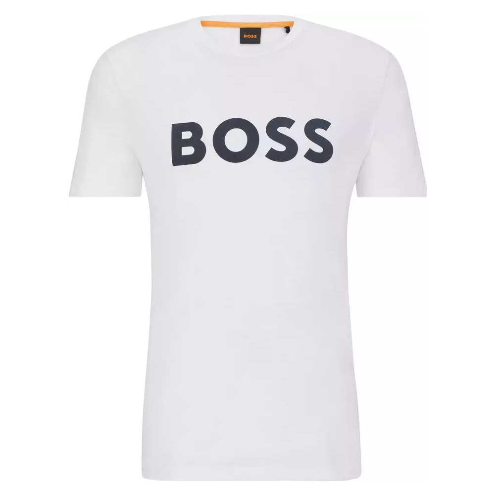 

Футболка мужская Hugo Boss, белый/темно-синий (размер L)