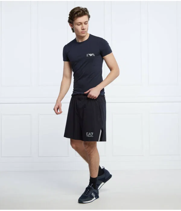 Мужской комплект футболок T-Shirt 2 штуки Emporio Armani, Blu Marino — фото 2