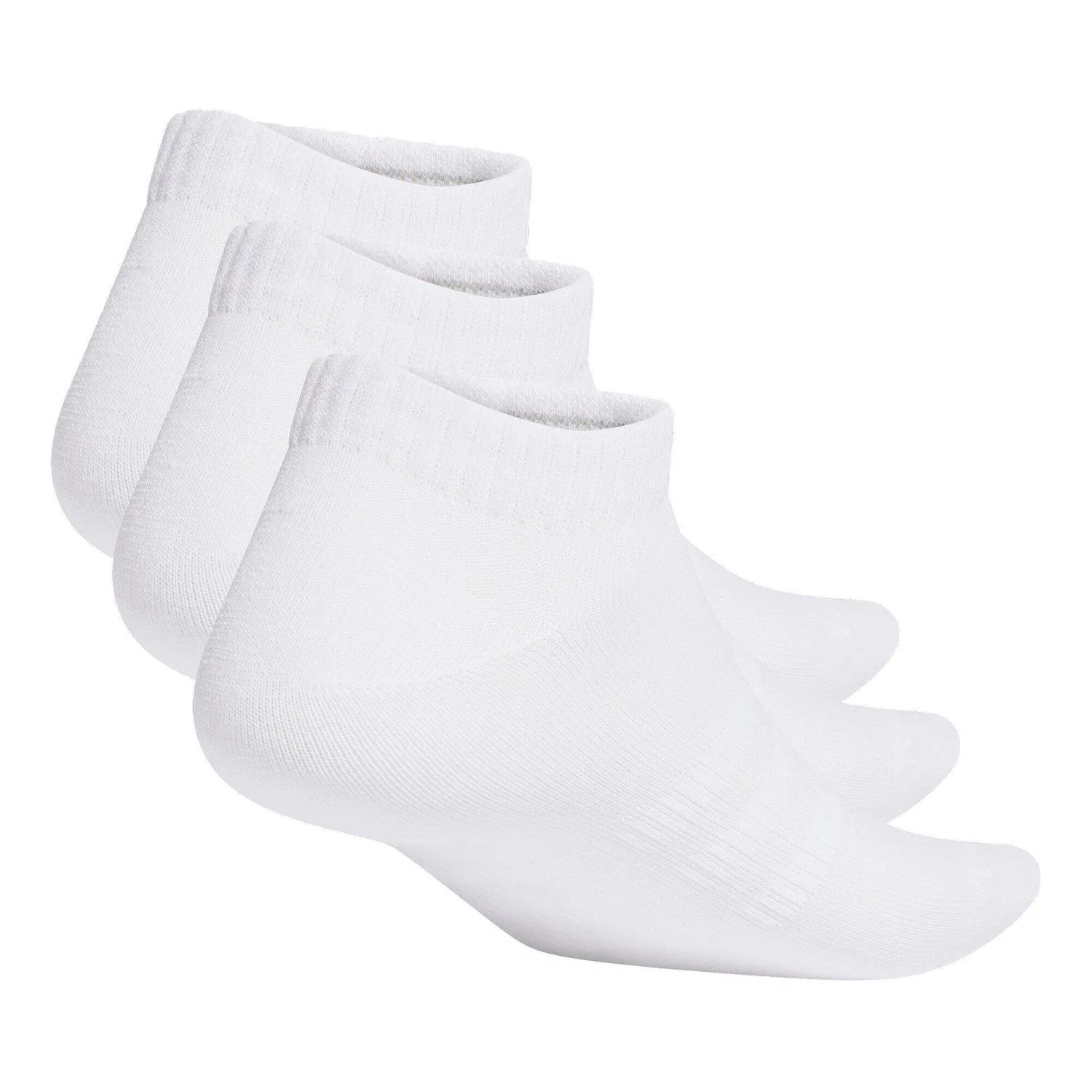 Спортивные носки Thin and Light Sportswear Low-Cut Socks 3P Adidas, Цвет Weiss — фото 2