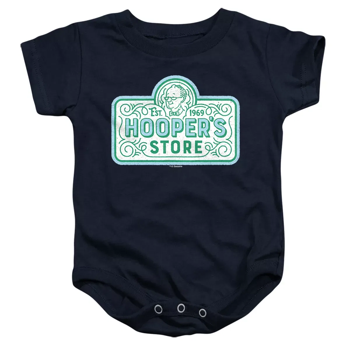 Детское боди с коротким рукавом Sesame Street, Navy
