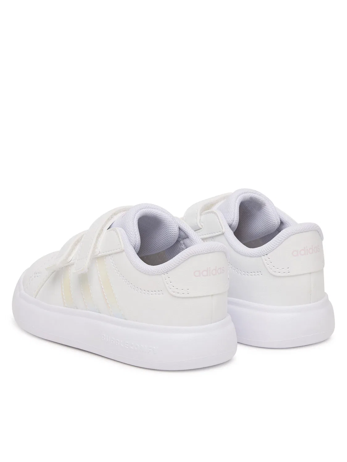 Кроссовки для девочки Grand Court Bubble Shoes Infants Adidas, белый — фото 3