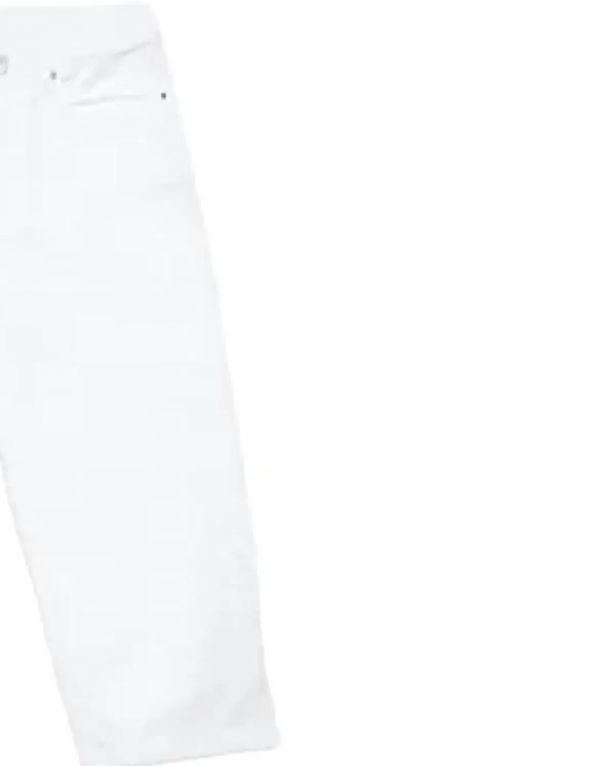 Детские джинсы для девочек с широкими штанинами Diesel, White — фото 2