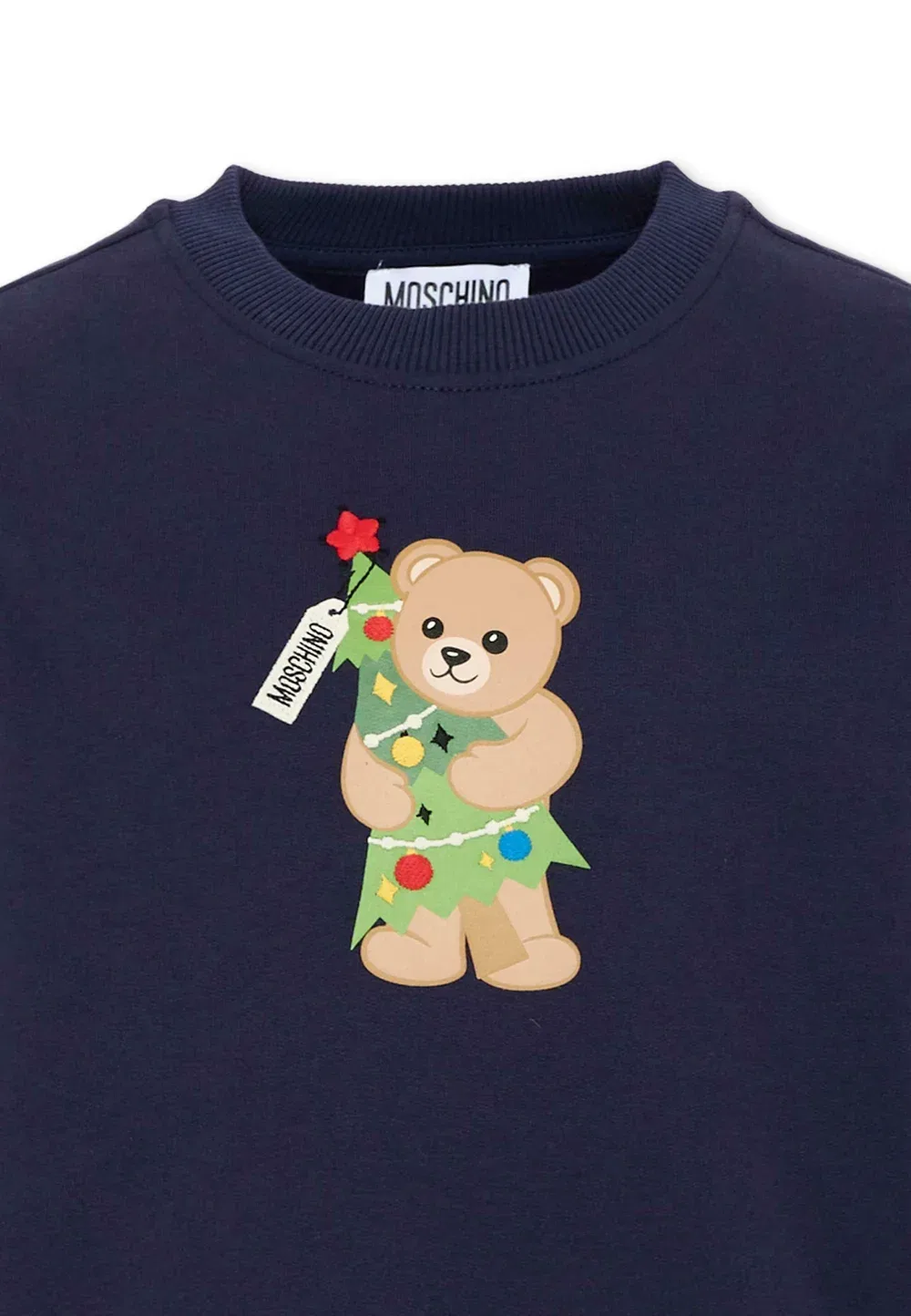 Толстовка Felpa унисекс Moschino, Blu — фото 3