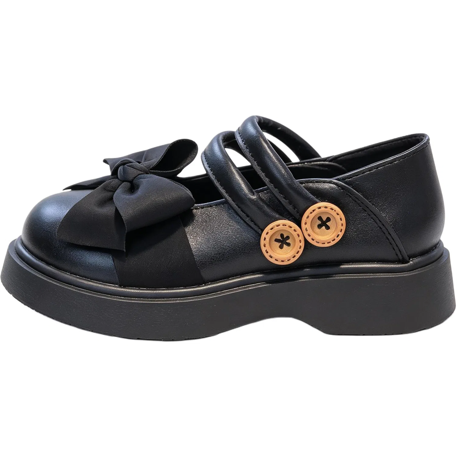 Детские кожаные туфли JBBCN, Black