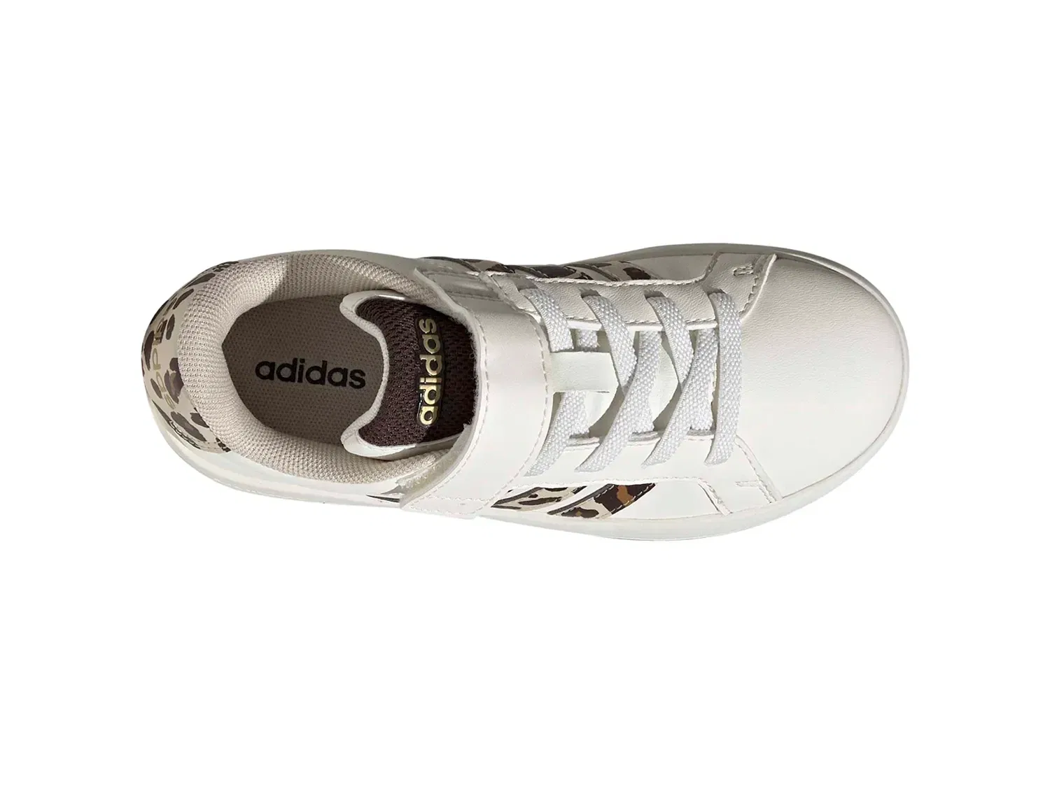 Кроссовки детские Grand Court 3.0, adidas, белый с рисунком — фото 3