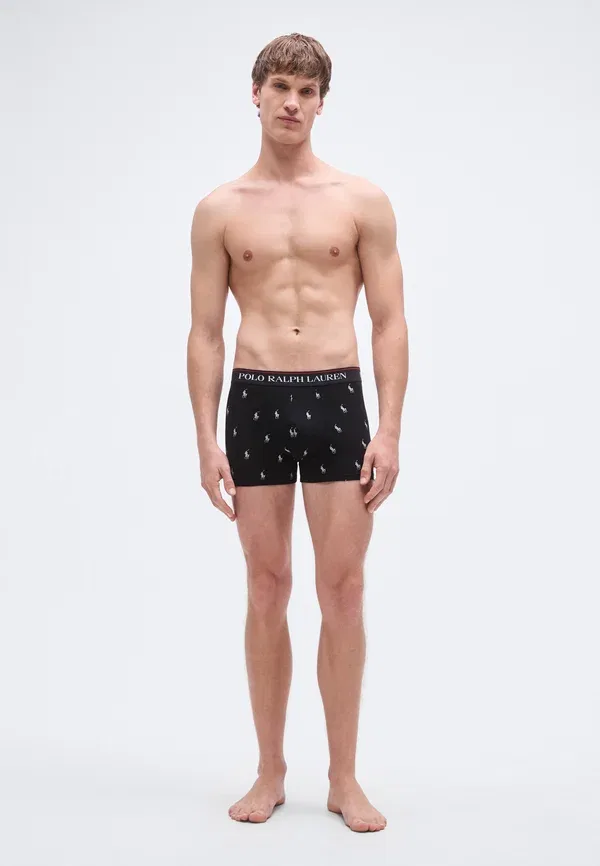 Комплект трусов из 3 штук, хлопок с эластаном, Classic trunk 3 pack, Polo Ralph Lauren, черный