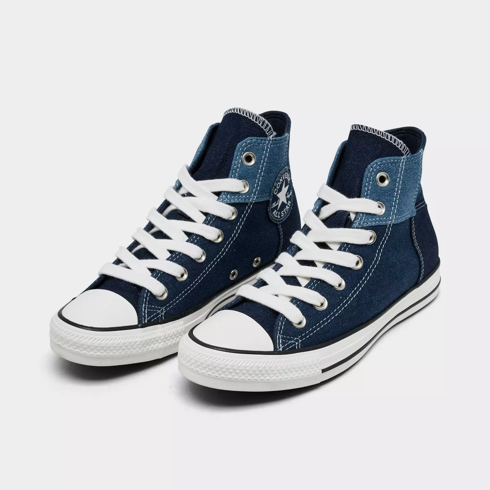 Кеды Women's Converse Chuck Taylor All Star High Top Casual, темно-синий/белый — фото 2