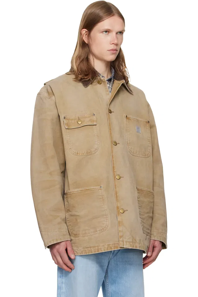 Бежевая брезентовая полевая куртка Polo Ralph Lauren — фото 2