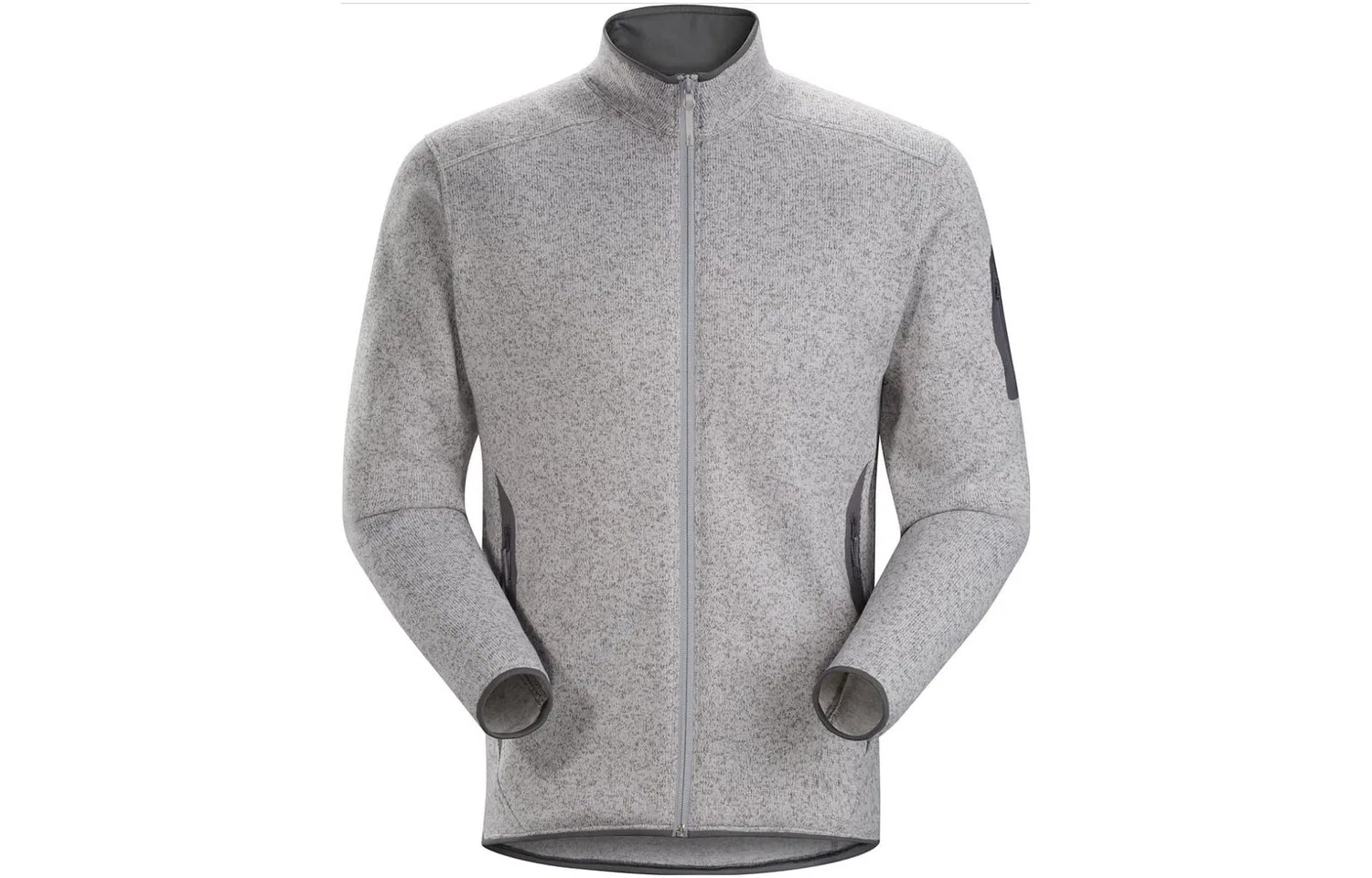 Мужское флисовое пальто с длинным рукавом Covert Arcteryx, Inspiration Gray/Pegasus Heather