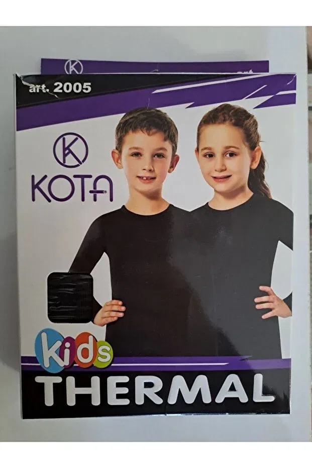 Детское термобелье для мальчиков хлопковое Modamartı, Black