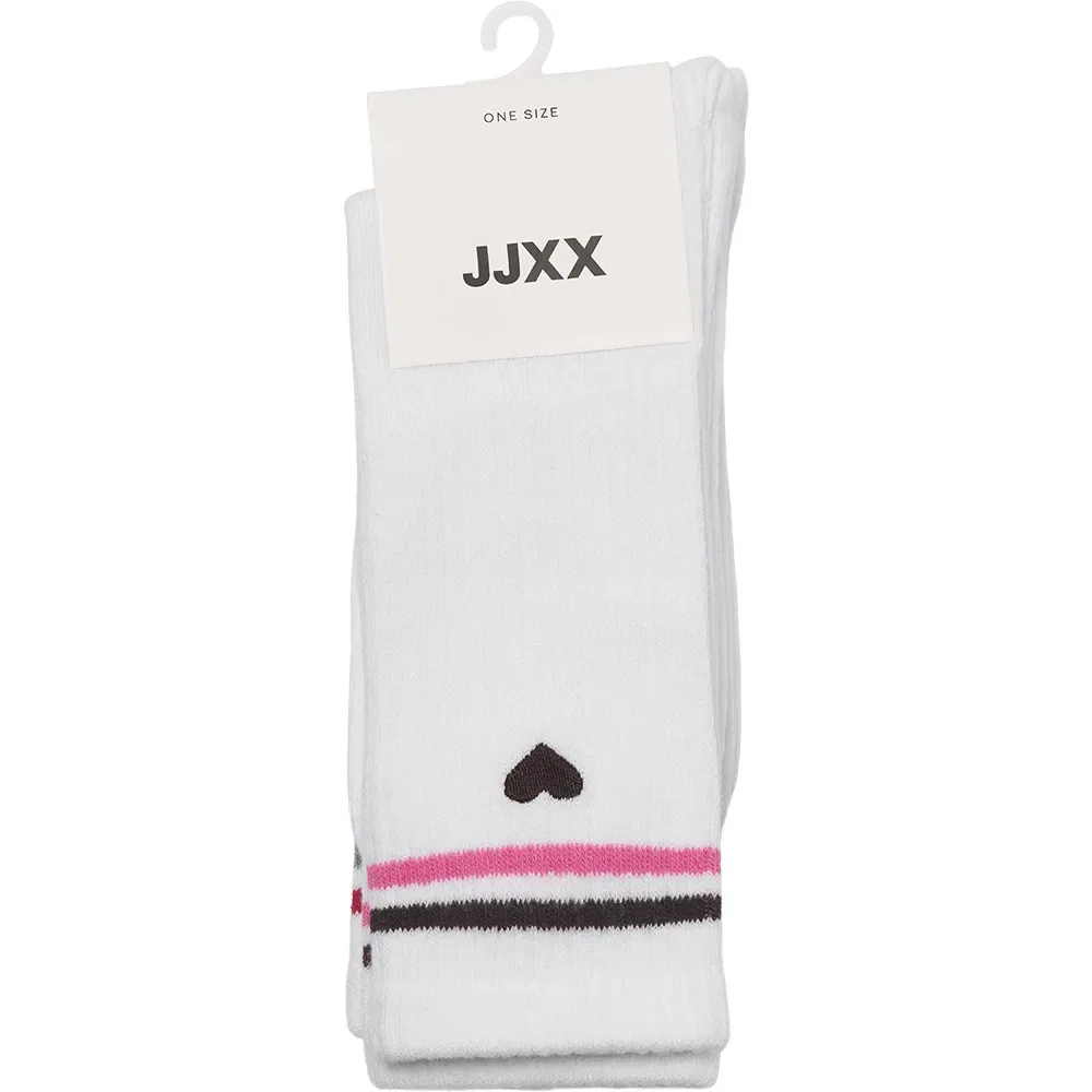 Детские носки для девочек с высоким вырезом Reese JJXX Jack & jones, White — фото 2