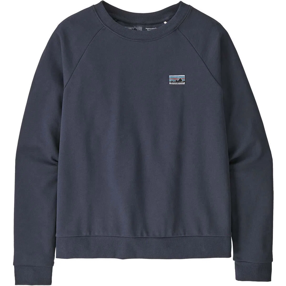 Свитшот женский из органического хлопка Essential Patagonia, Smolder Blue — фото 2