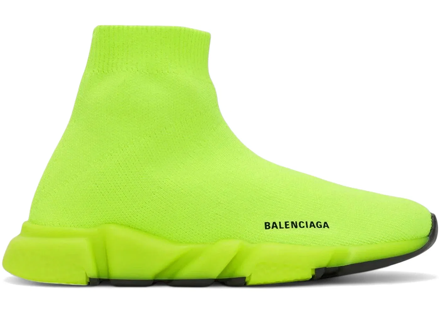 Детские кроссовки с принтом Balenciaga Speed Balenciaga, Fluo Yellow/Black
