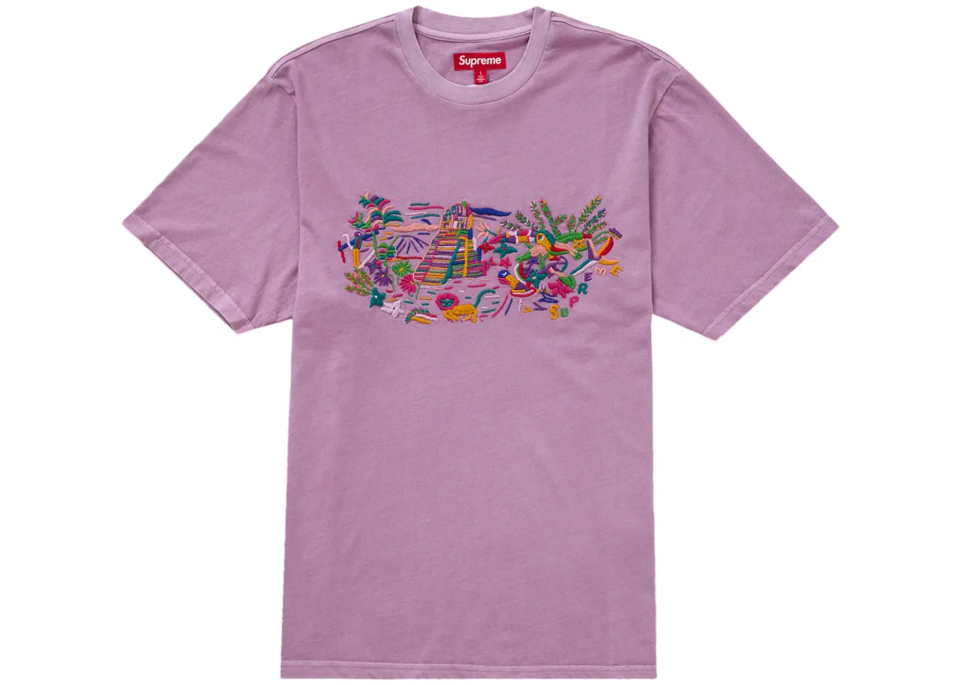 Мужская футболка Supreme Machu Picchu S/S Top, Lavender