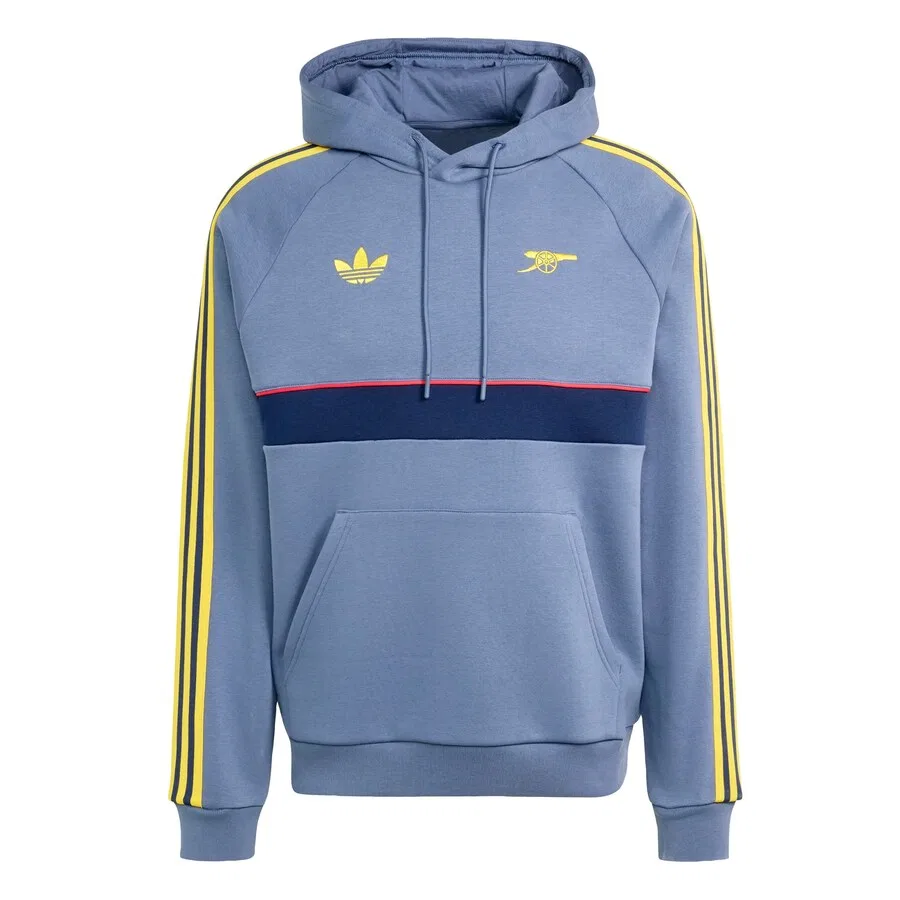 Спортивная толстовка ADIDAS PERFORMANCE 'Arsenal FC' в темно-синем и небесно-голубом цветах
