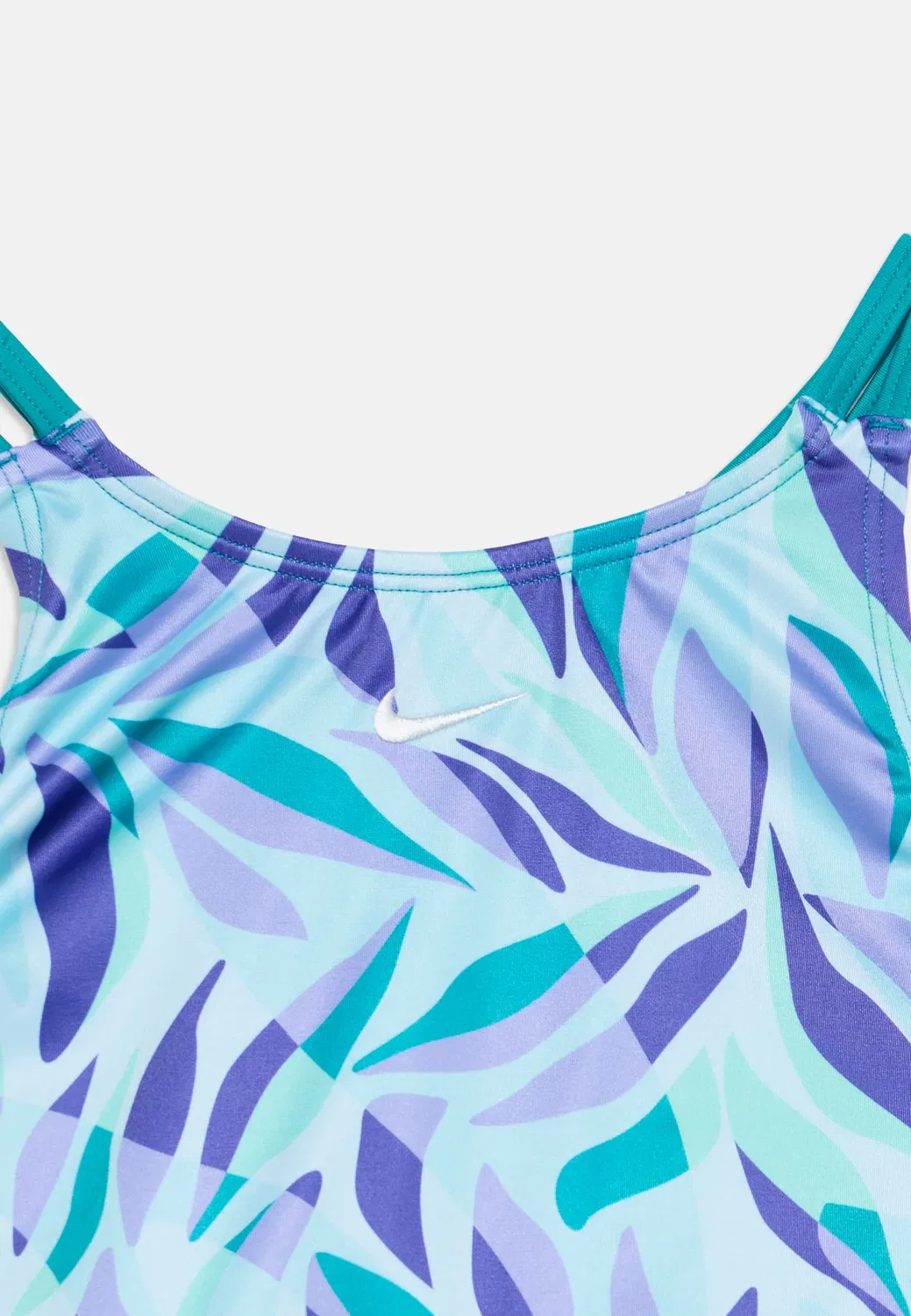 Купальник Bayleaf spiderback цельный, унисекс Nike Swim, Energy — фото 3