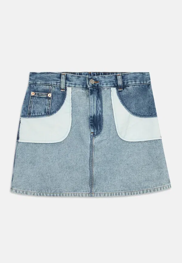Юбка джинсовая Denim skirt Mm6 Maison Margiela denim, синий — фото 3