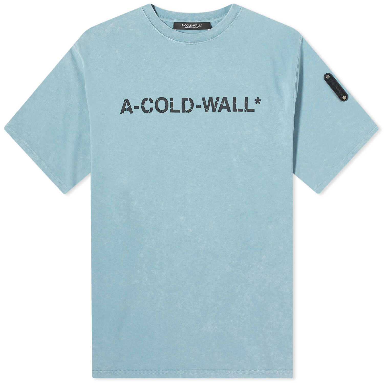 

Футболка A-cold-wall* Overdye Logo, бирюзовый