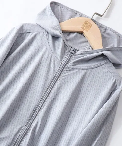 Детская худи с длинным рукавомBACKYARD FAMILY, Light Grey
