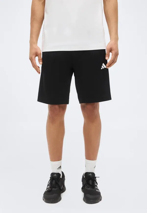 Спортивные шорты Workout Essentials Base 3 Stripes 9 дюймов Adidas Performance, белый