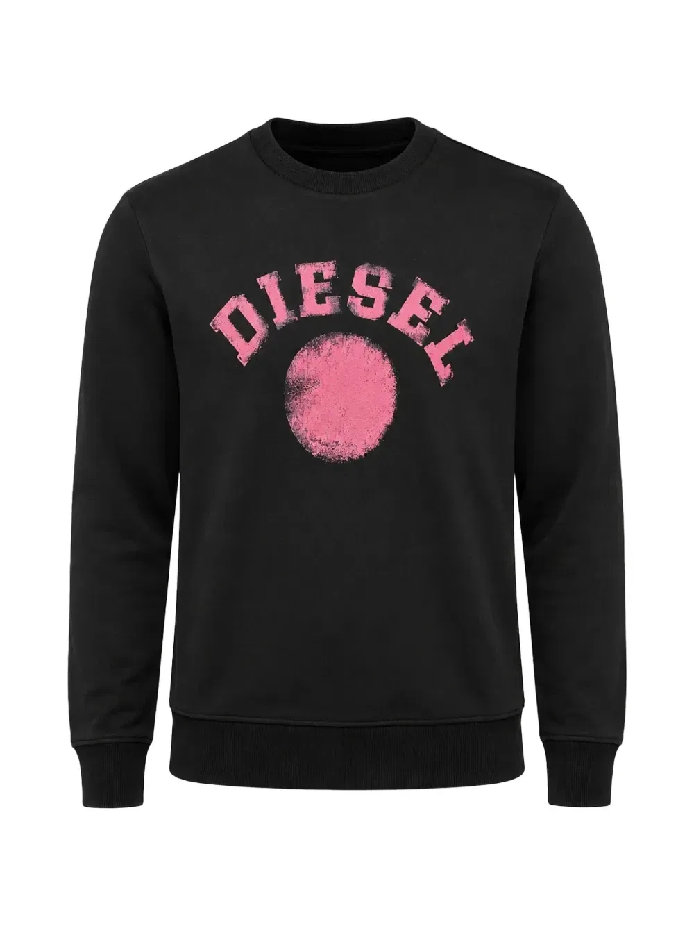 Свитшот с логотипом Diesel, черный