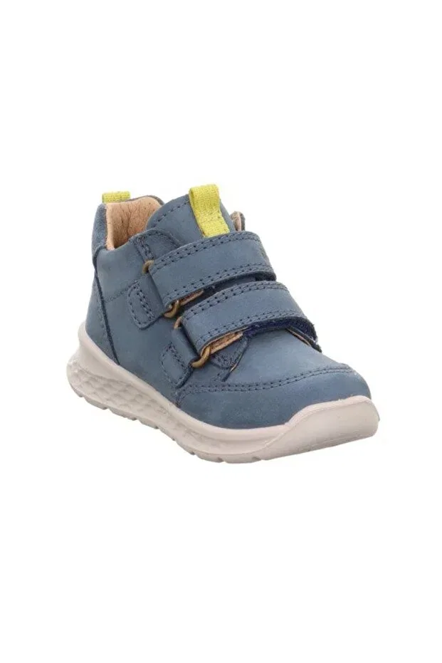 Детские туфли для девочек на липучке Superfit, Blue/Yellow