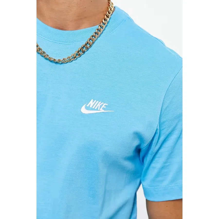 Футболка с коротким рукавом Sportswear Club Nike, Синий — фото 2