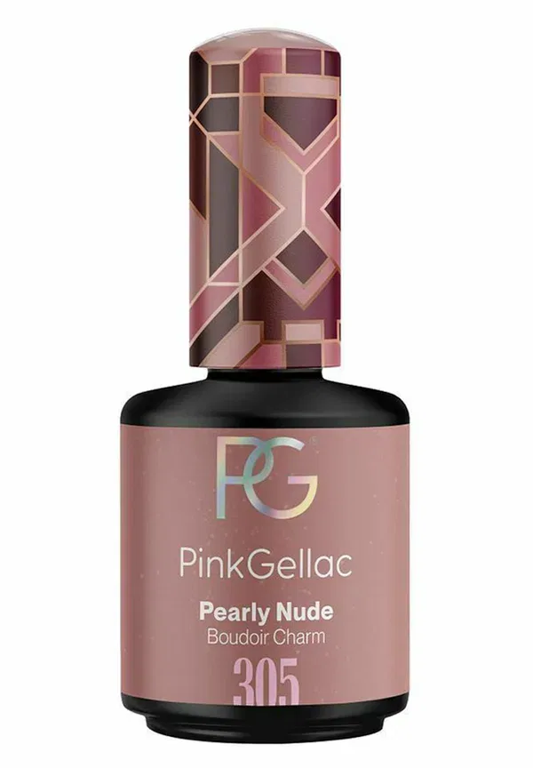 Лак для ногтей White Pink Gellac, pearly nude, 15 мл