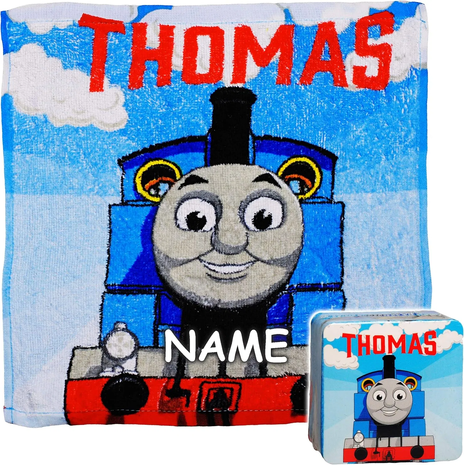 Мочалка Magic Washcloth Thomas the Tank Engine, 100% хлопок, 30x30 см Alles-Meine.De Gmbh — фото 3