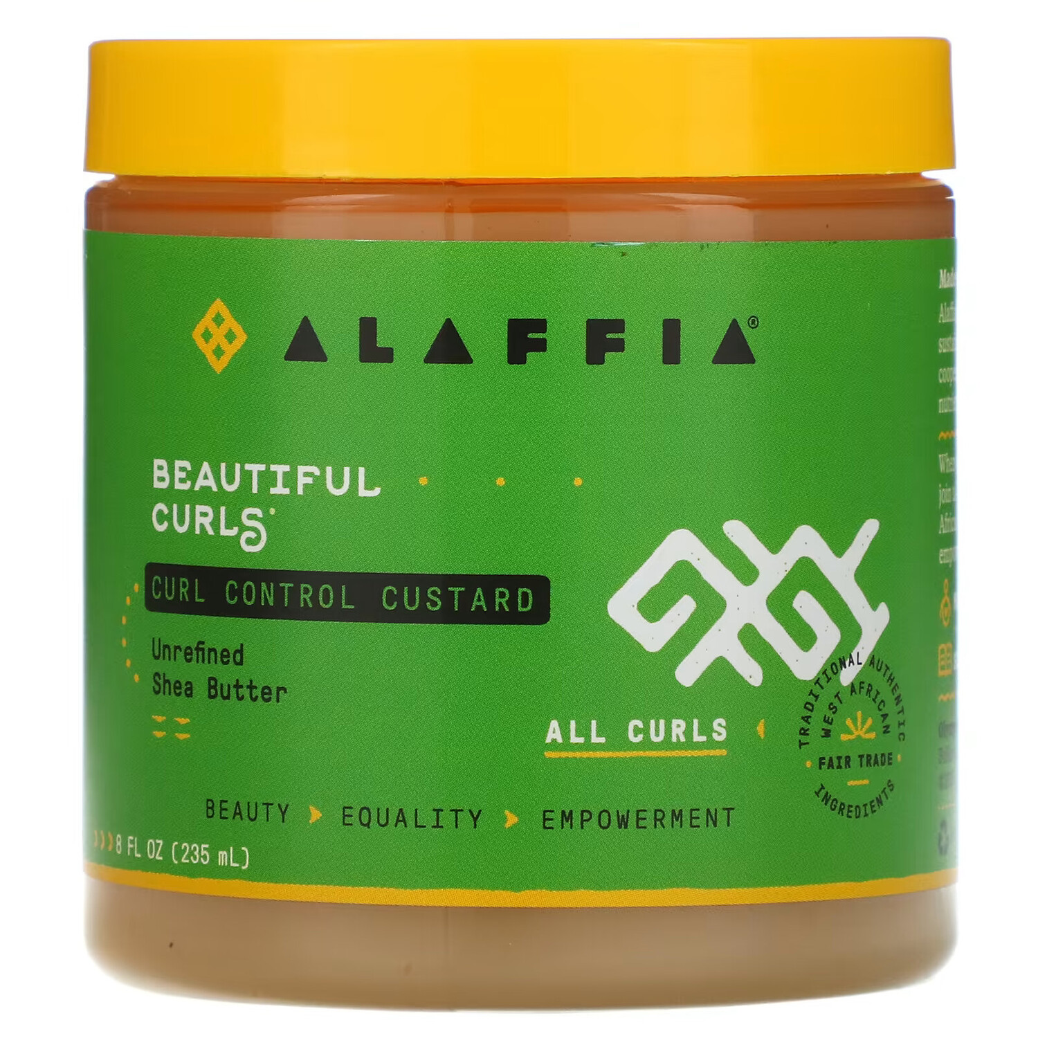 

Alaffia, Beautiful Curls, крем для послушных локонов, для любых локонов, нерафинированное масло ши, 235 мл (8 жидк. унций)