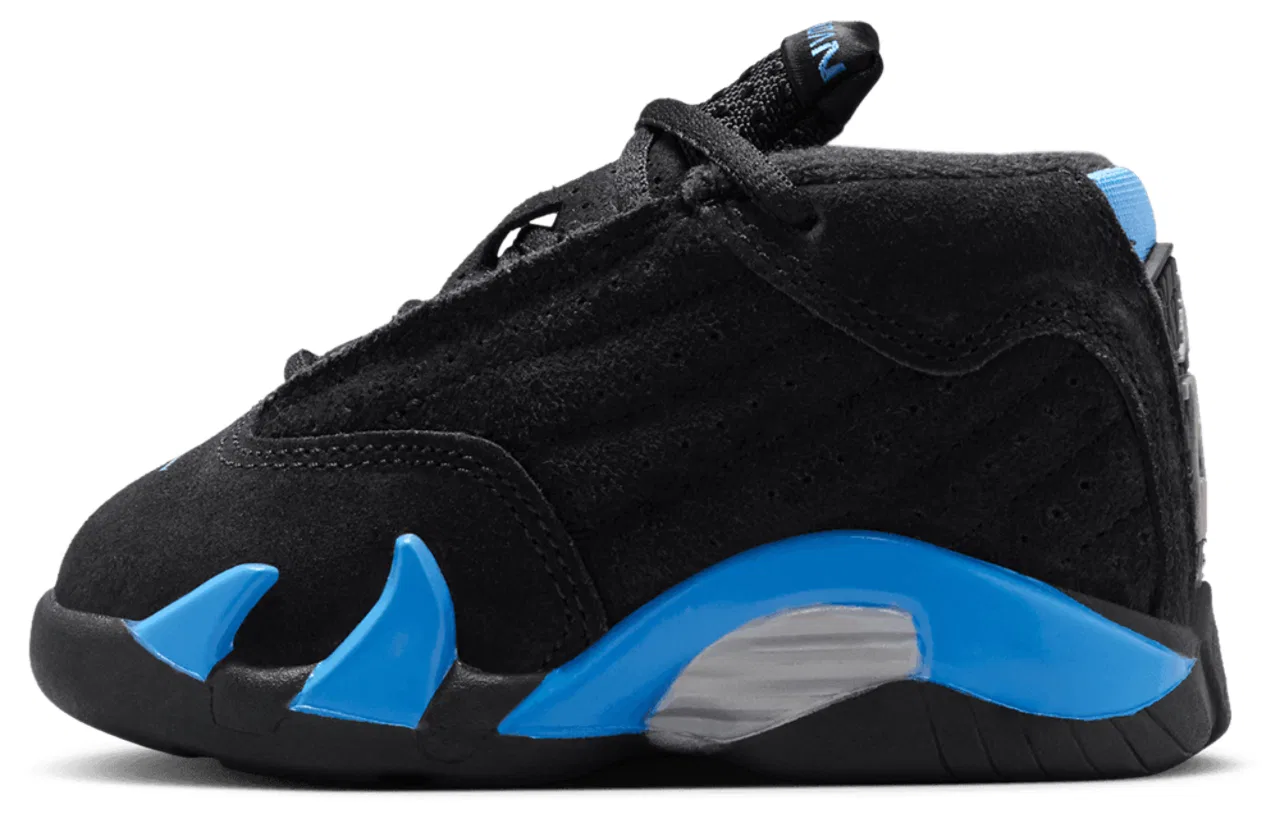 Кеды для мальчиков Retro 14 Jordan, цвет Black/University Blue/White — фото 2