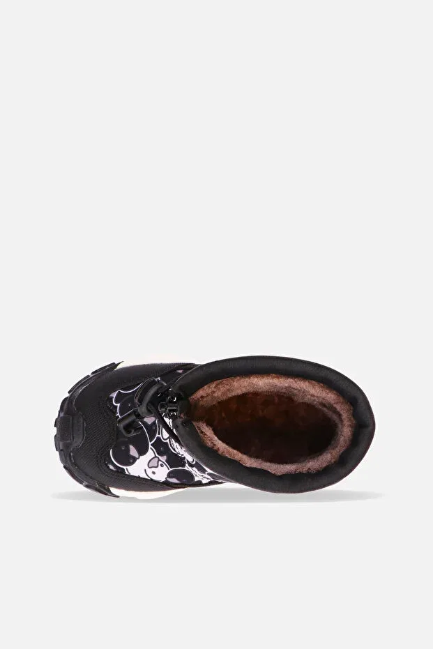 Детские ботинки для девочек на шнуровке Melon Fur Girl Vicco, Standard — фото 3