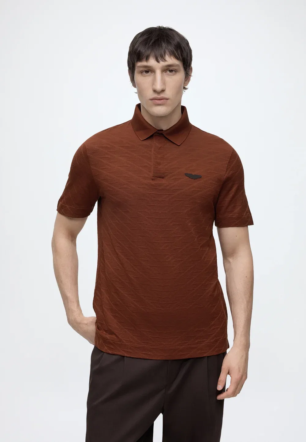 Prout - рубашка поло Boss, Medium Brown