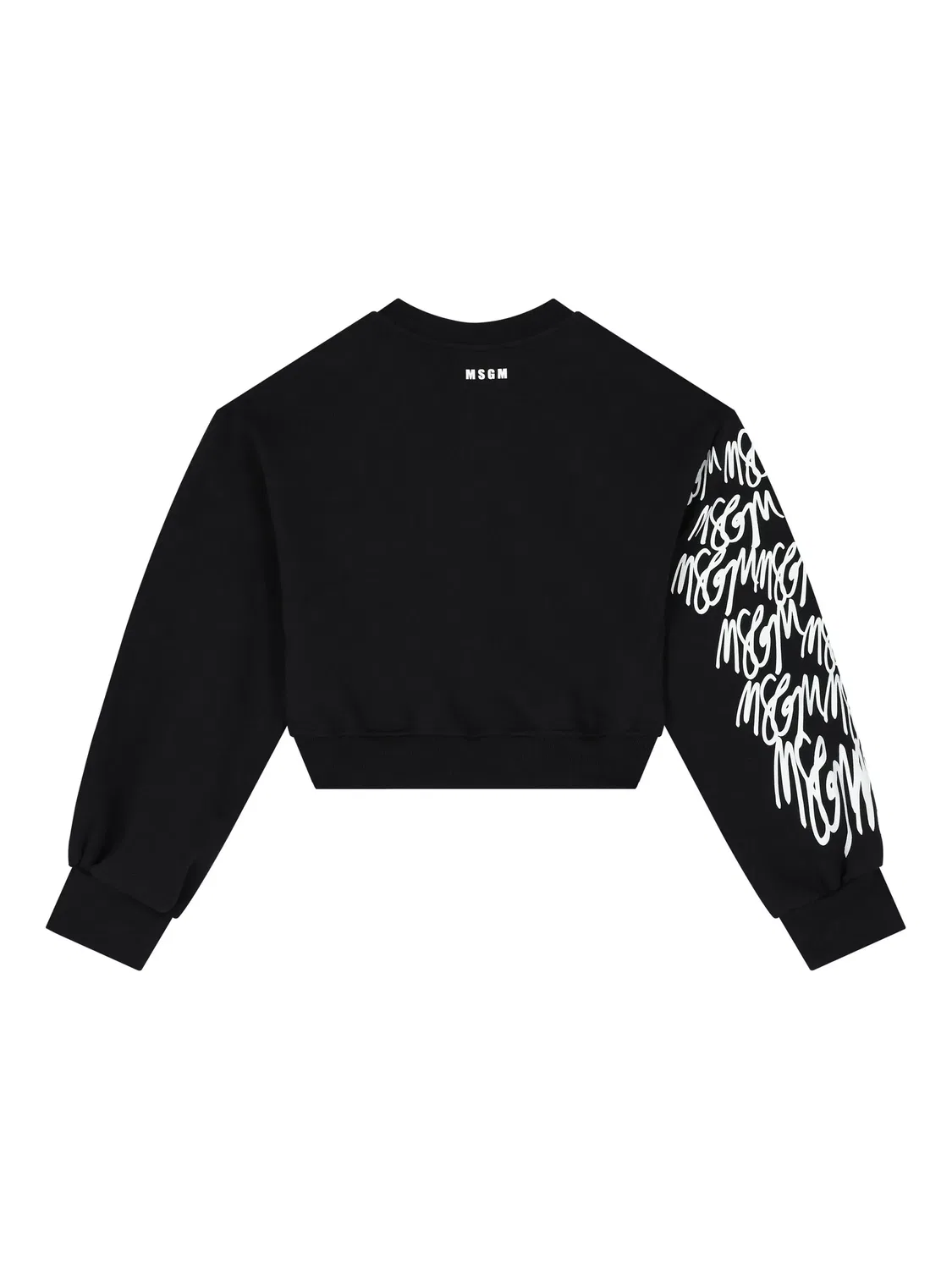 Свинцовая толстовка с логотипом MSGM, черный — фото 2