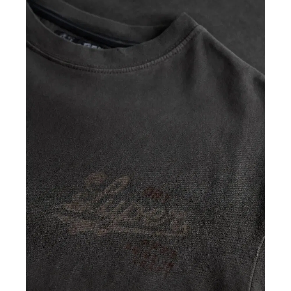Мужская Oversize-футболка Tap Room Superdry, Schwarz — фото 2