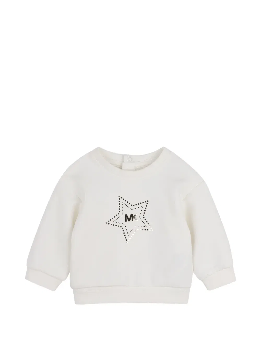 Комплект из толстовки и брюк с логотипом Michael Kors Kids, бежевый — фото 3