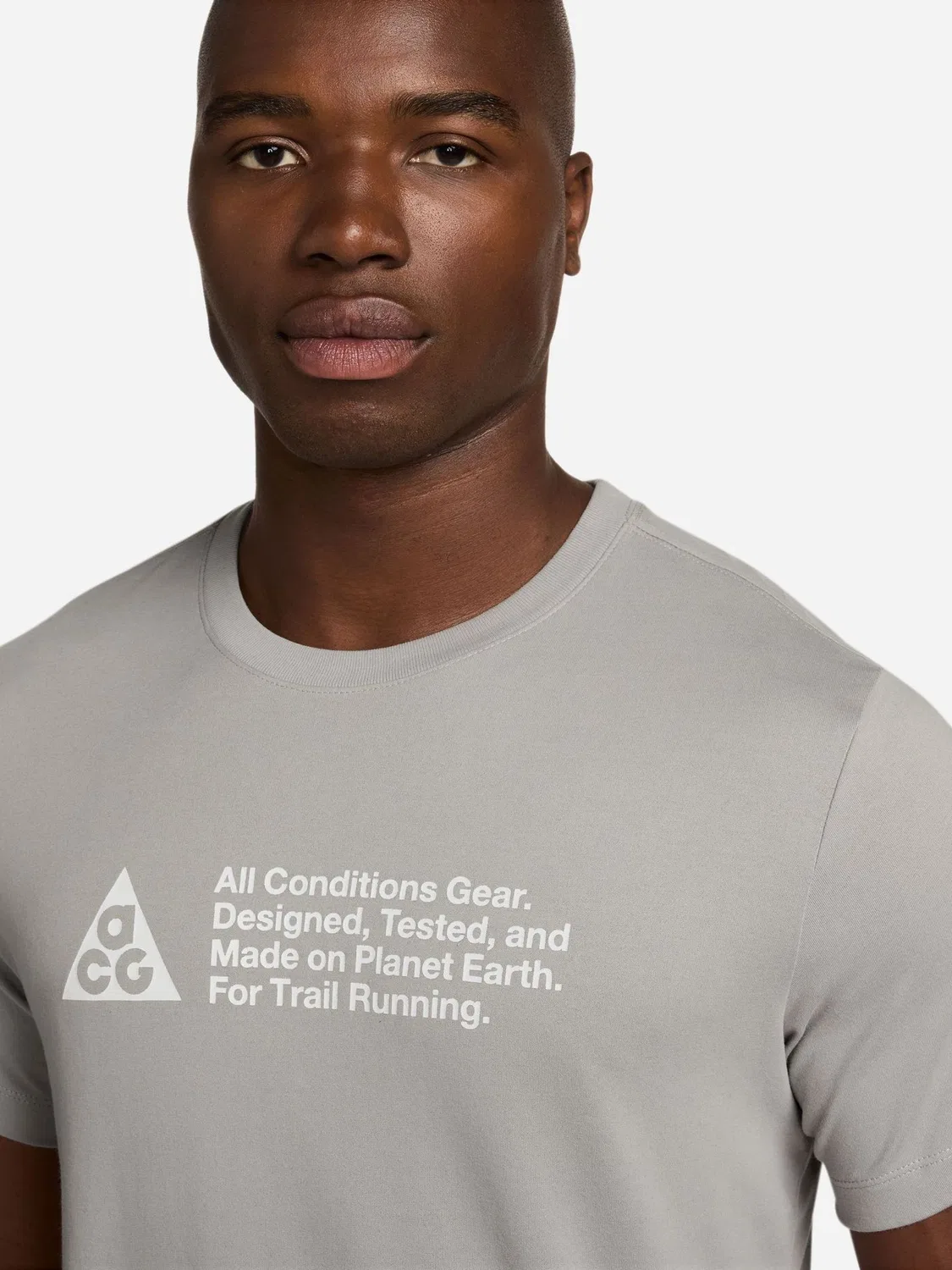 Футболка Nike ACG Dri-FIT Trail Running, серая — фото 3