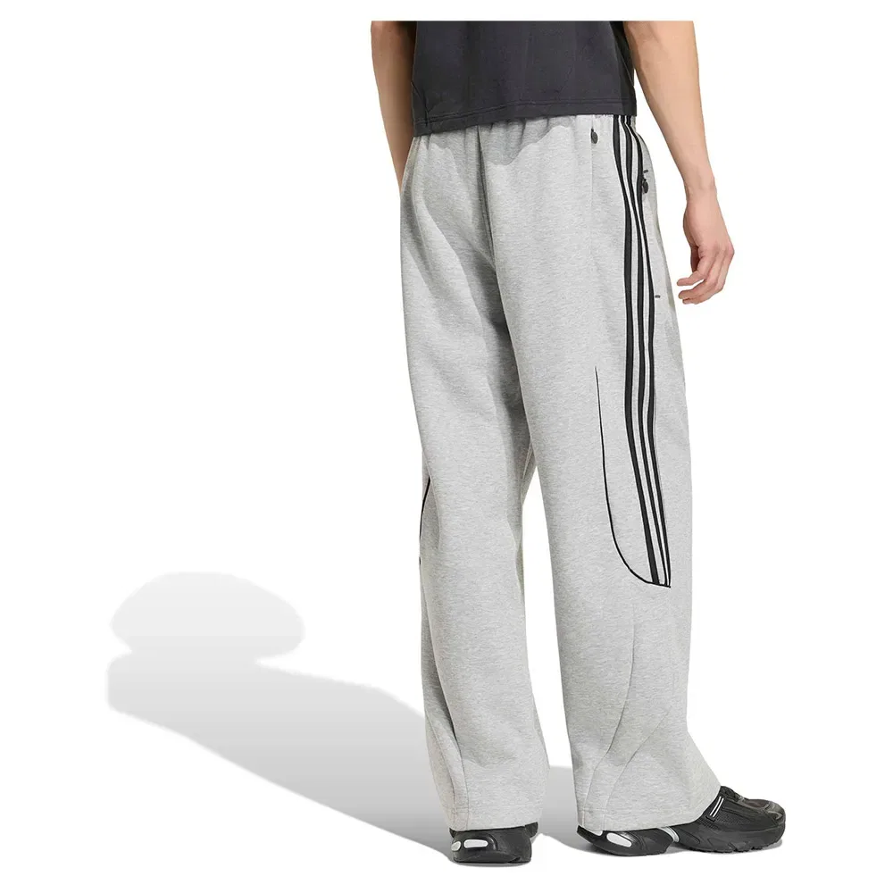 Мужские спортивные брюки свободного кроя Spacer Teamgeist 26 Cutline Open Hem Adidas Originals, Grey — фото 2