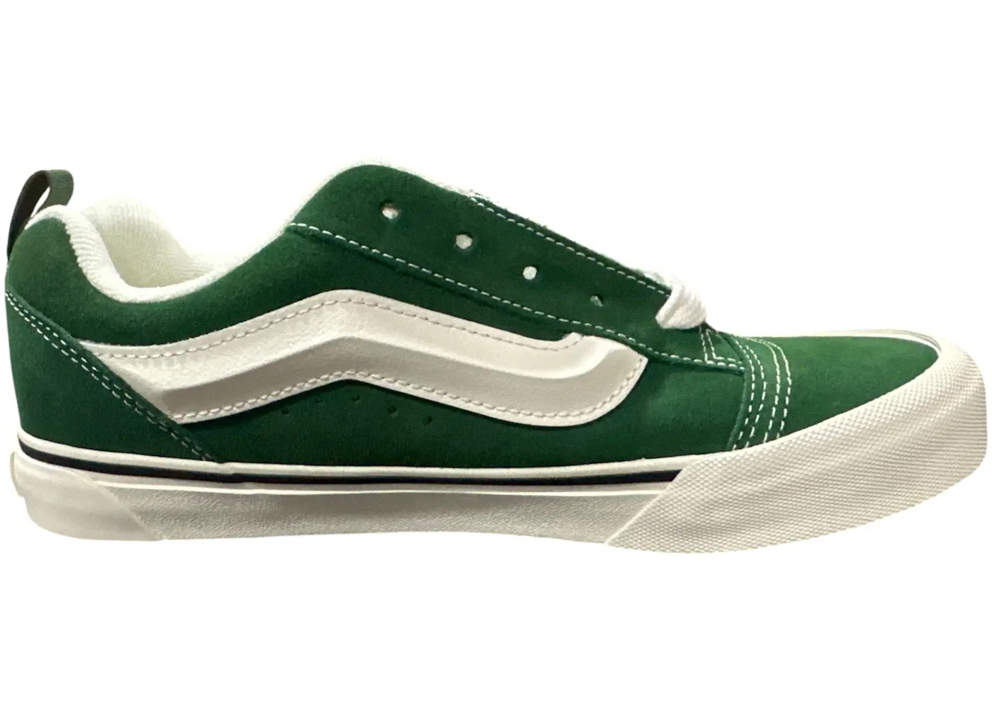 Детские кроссовки для мальчиков с замшевым верхом Vans Knu Skool, Green