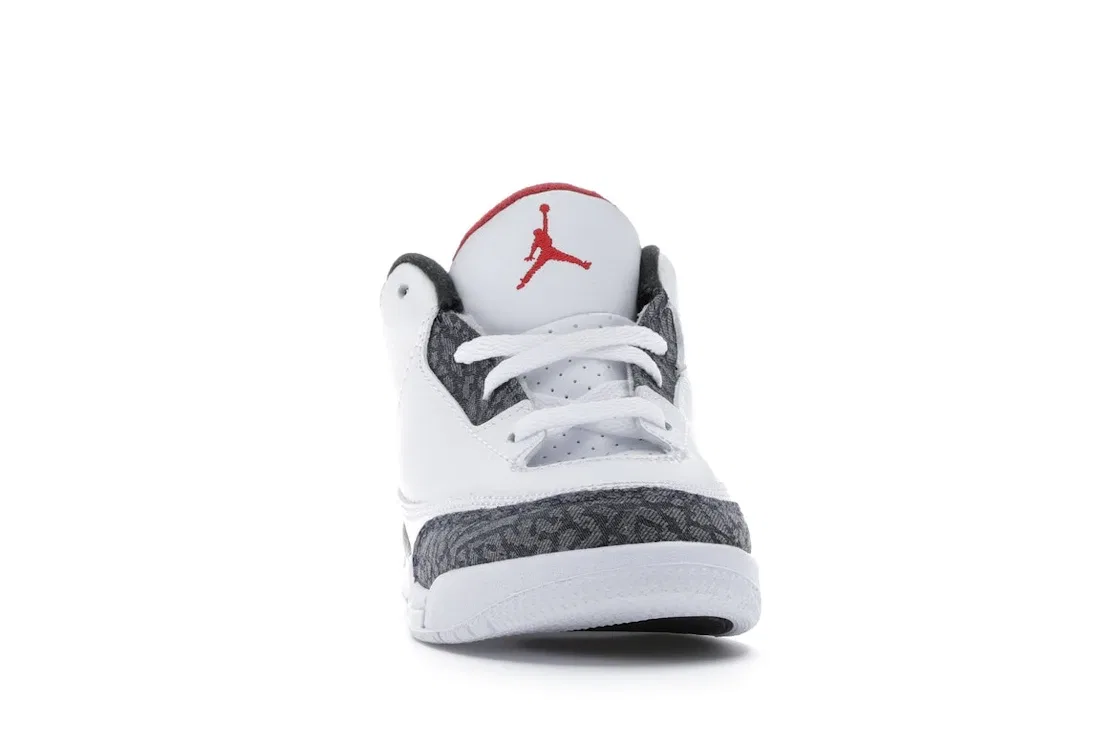 Детские кроссовки Lifestyle Jordan 3 Retro Jordan, White/Fire Red-Black — фото 2