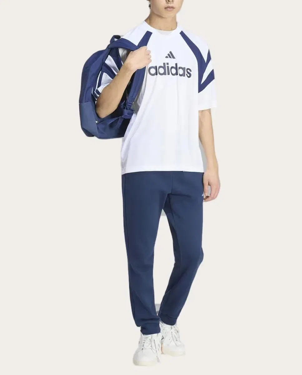 Мужская футболка House Of Tiro adidas, Blanco — фото 3