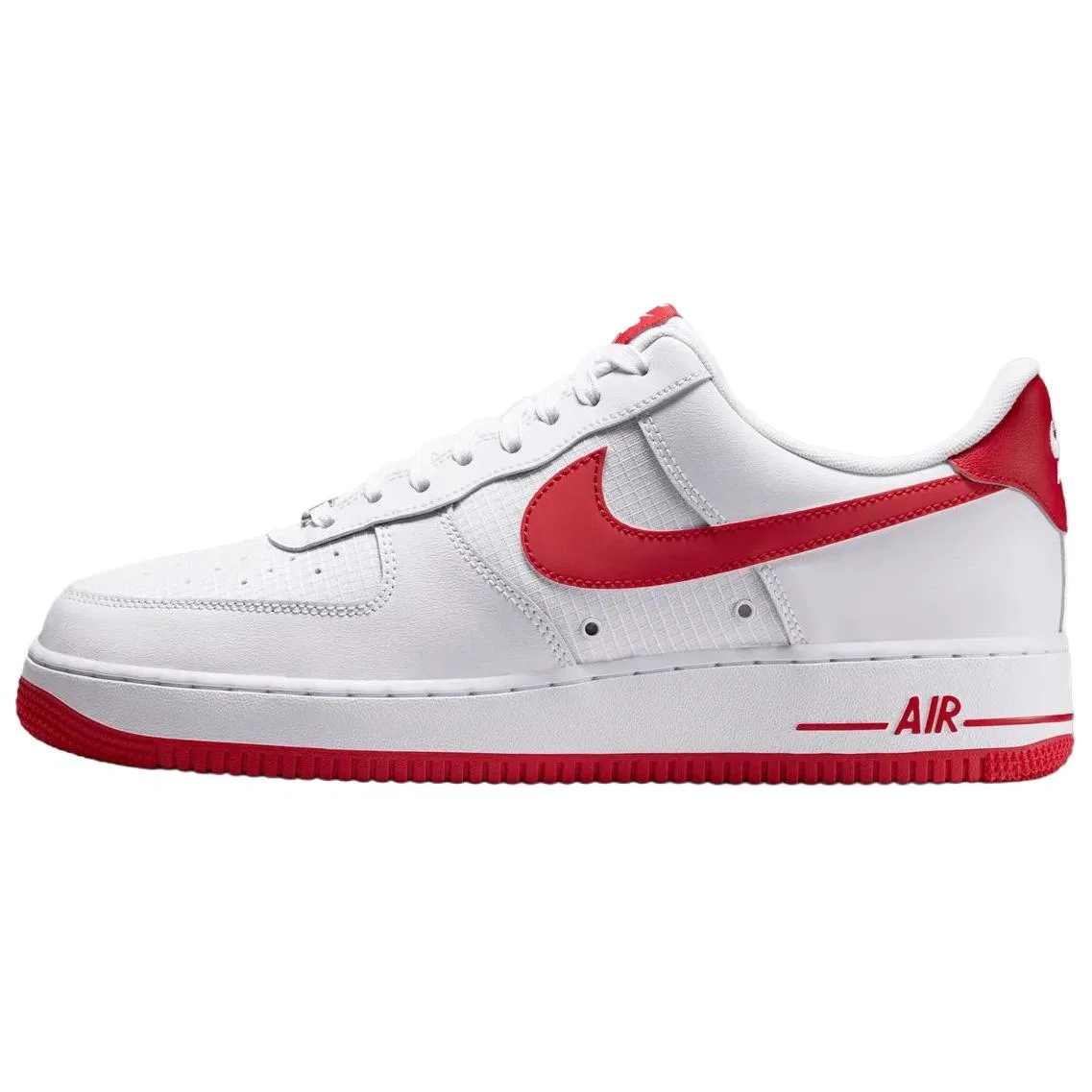 Детские кроссовки для скейтбординга с низким верхом Nike Air Force 1, White Red