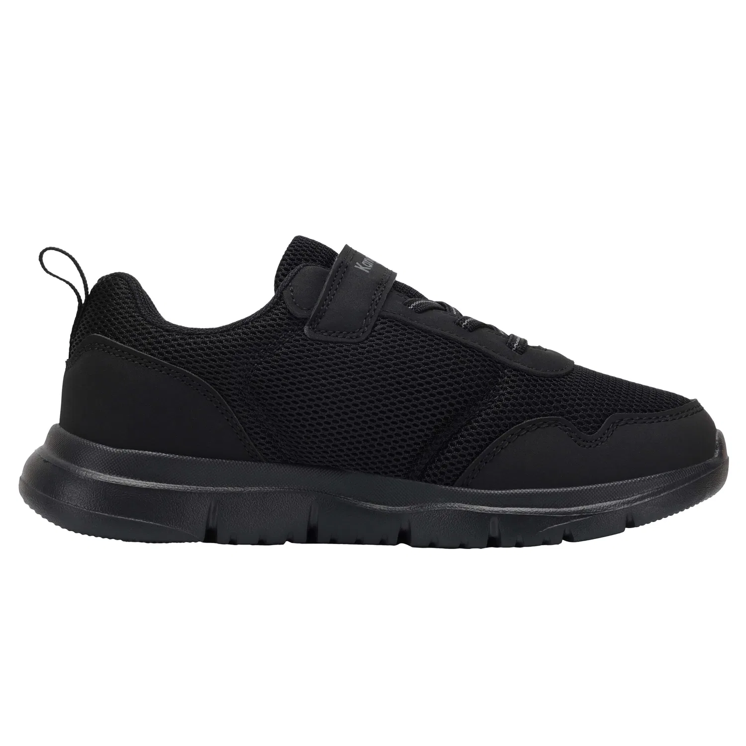 Детские спортивные кроссовки с шнуровкой и липучкой KangaROOS, Jet Black/Mono — фото 3
