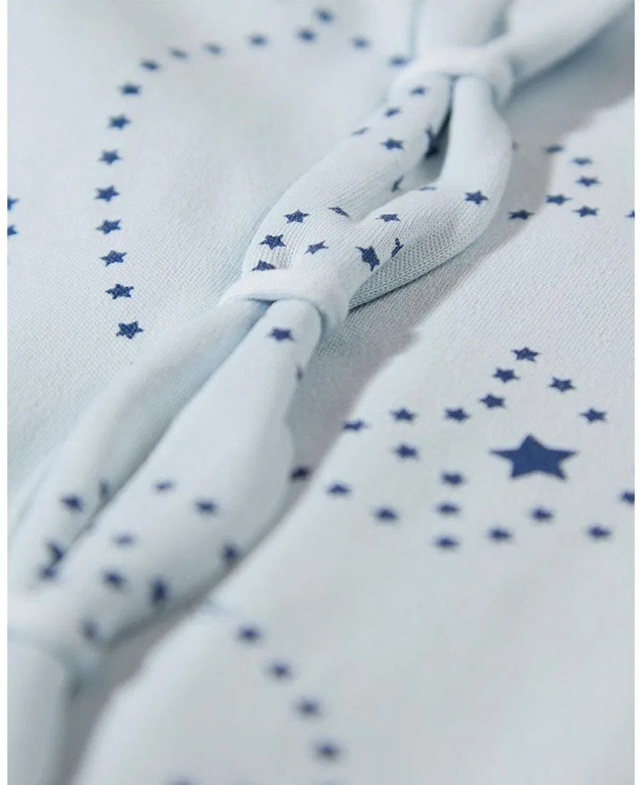 Боди-комбинезон с длинным рукавом Entangled Stars MeMoi, Baby Blue — фото 3