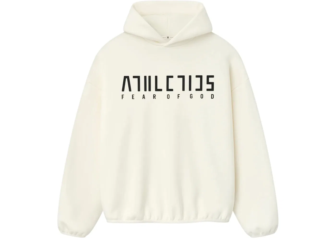Мужская худи из флиса Fear of God Athletics Cotton Fleece Hoodie, Cream White