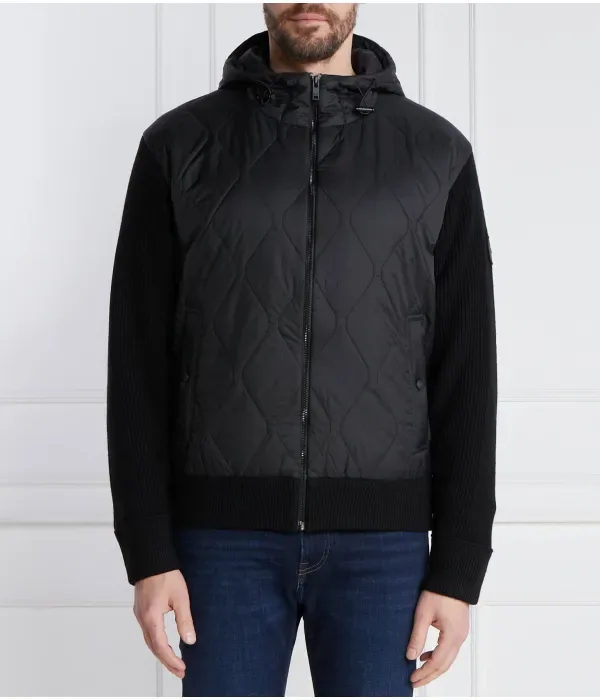 Куртка Кафлеро regular fit Boss Orange, черный