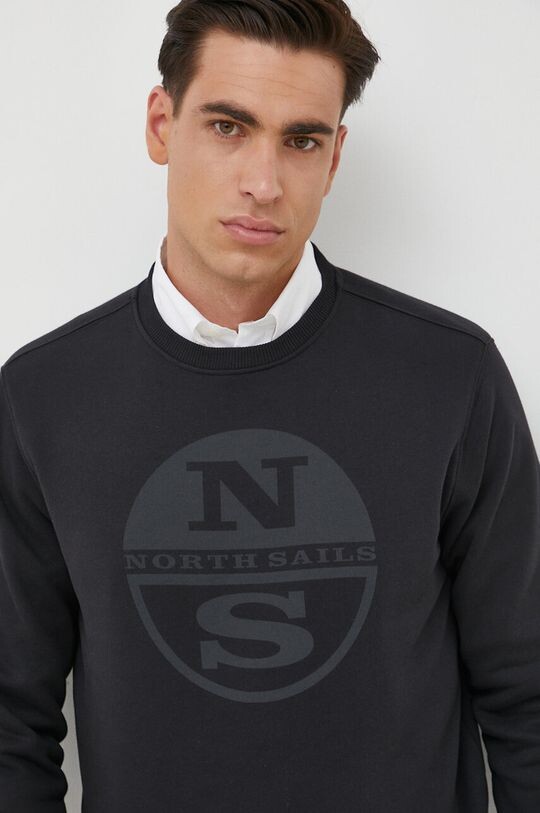 

Хлопковая толстовка North Sails, черный